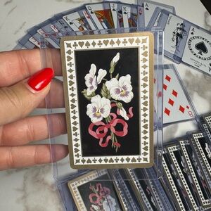 5 Pack of Tiffany & Co Playing Cards with Protective Sleeves